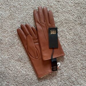 Frye Tan Leather Gloves